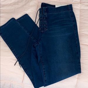 High waisted skinny jeans/ jeggings